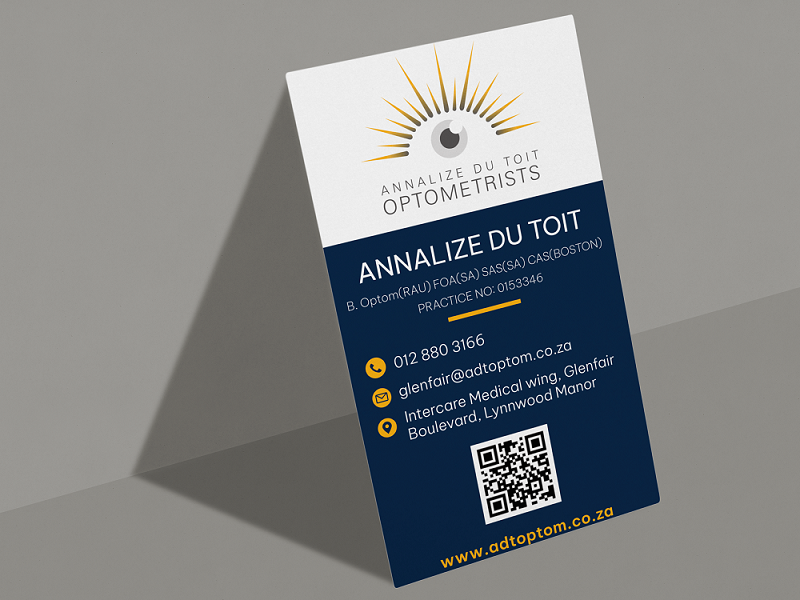 Annalize Du Toit Business Card Front